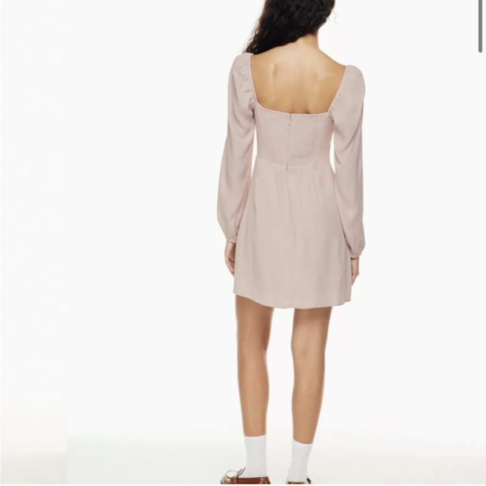 Aritzia Sunday Best Delilah dress in mauve pink Sz S NWT - Picture 2 of 9